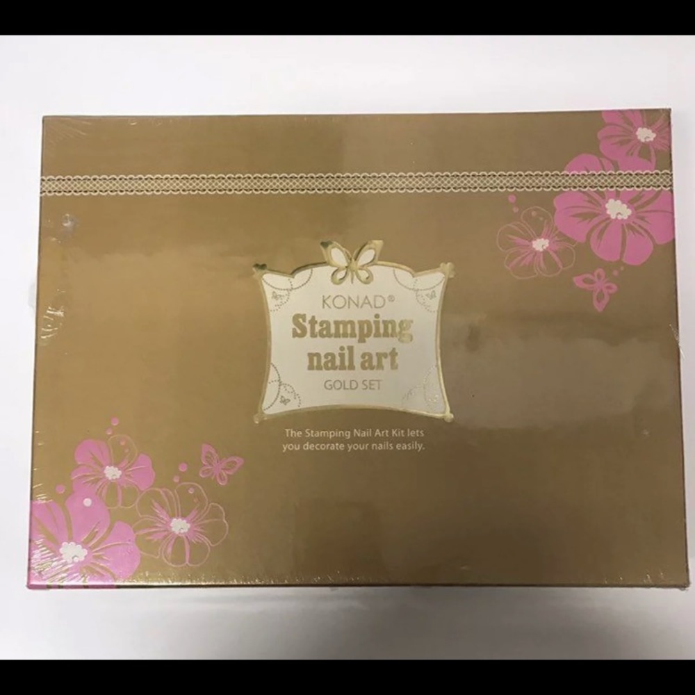 Konad Nail Art Stamping Gold Set